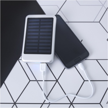 Logo trade business gifts image of: Bask 4000 mAh solar power bank